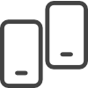 Phone to phone transfer icon