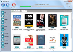 TouchCopy Books feature screenshot