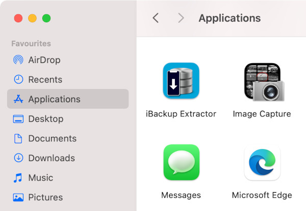 iBackup Extractor Application