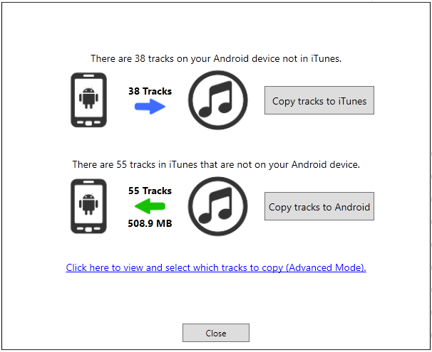 Sync iTunes to Android phone