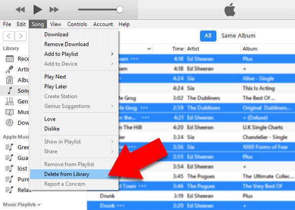 How to delete duplicates in iTunes