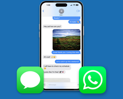 Transfer messages from iPhone to computer