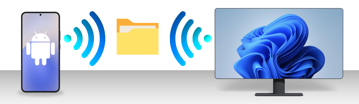 send files from android to pc via wifi direct