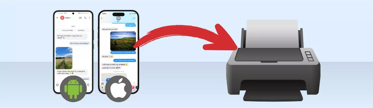 How to Print Out Text Messages from iPhone and Android