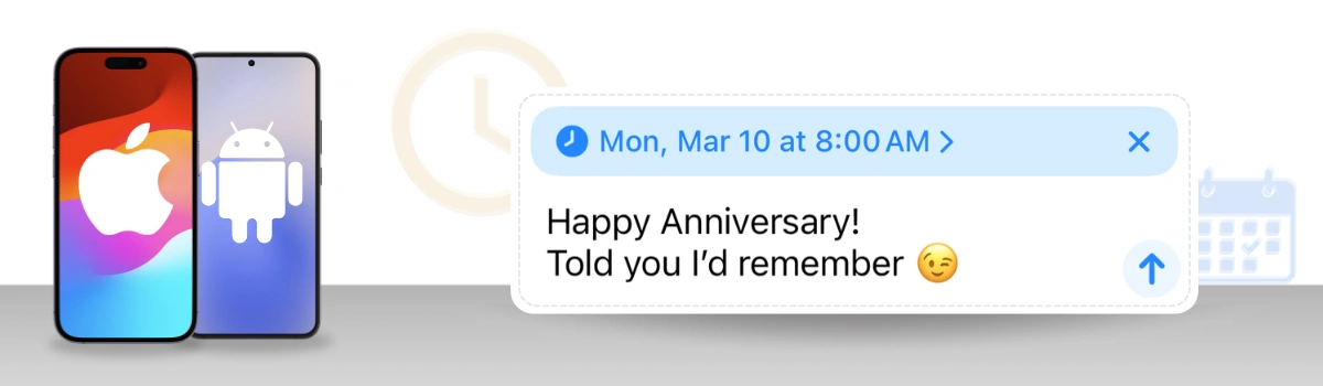 How to Schedule a Text Message on iPhone and Android