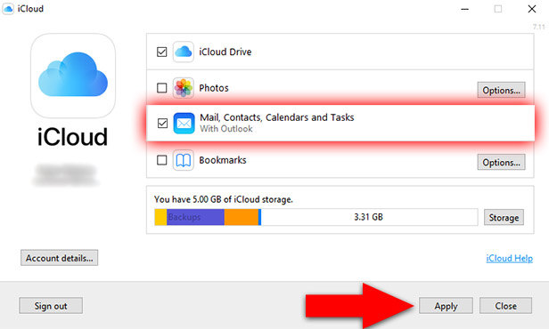 Add Outlook Calendar to iPhone with iCloud