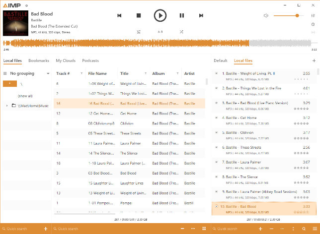 AIMP music player for Windows