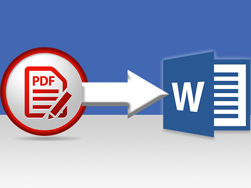 Convert pdf to word