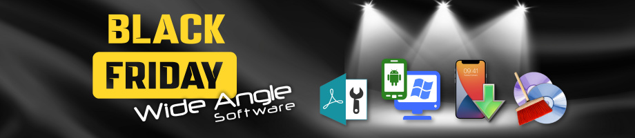 Get a discount at Wide Angle Software on Black Friday 2025