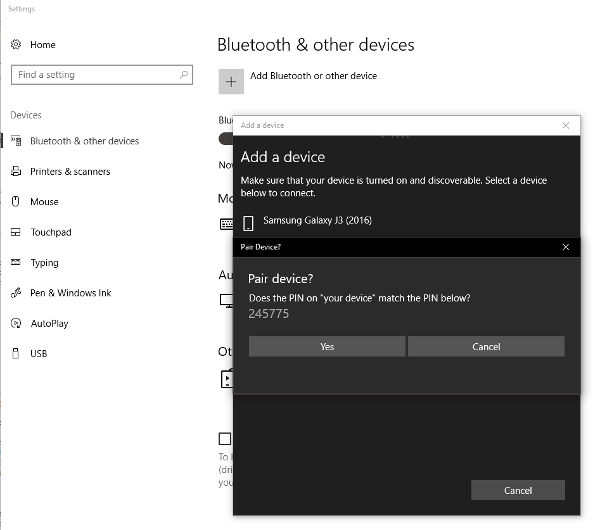 Jumeler Android avec un PC avec Bluetooth