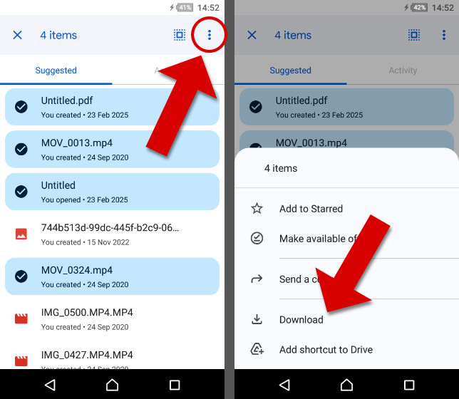 How to Download from Google Drive to Android