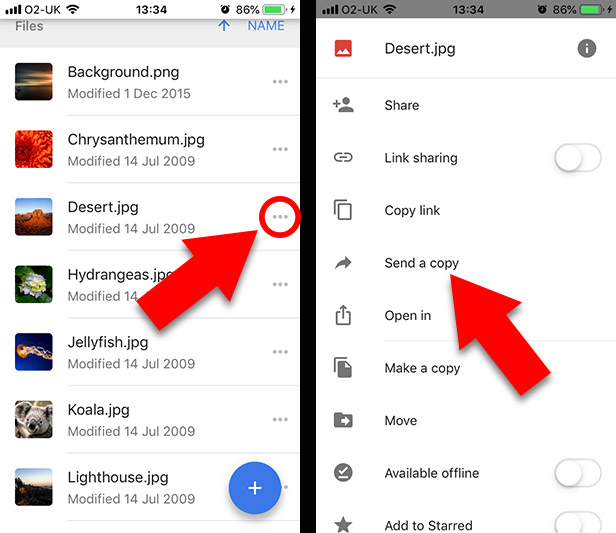 how to download photos to google drive