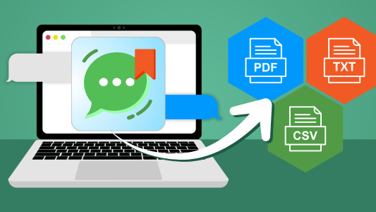 How to Export Mac Messages to PDF or CSV