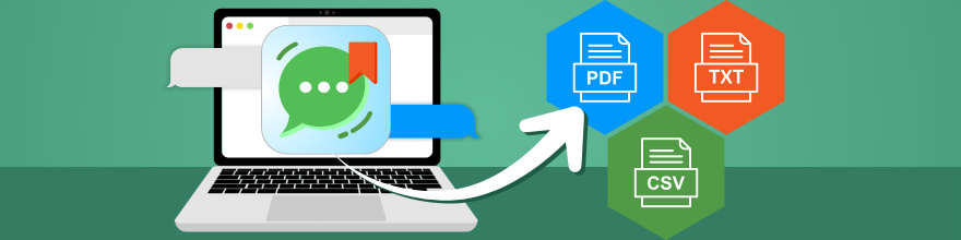 How to Export Mac Messages to PDF or CSV