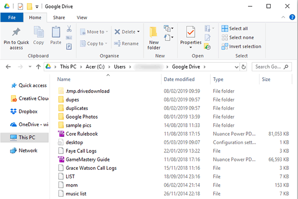 How to sync files from Google Drive to PC