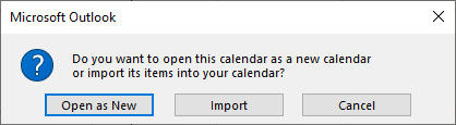 Import Google Calendar into Outlook