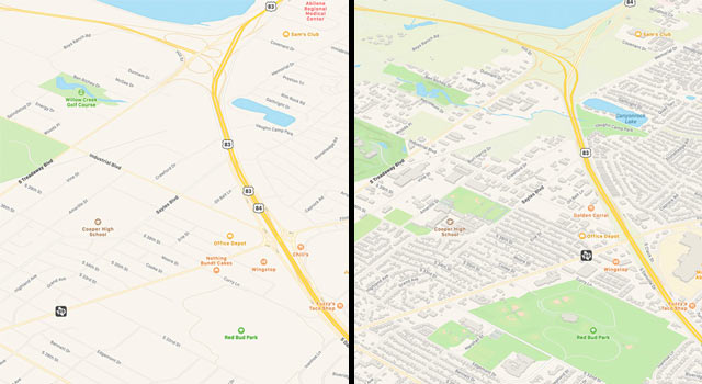 iOS 13 Maps app - Apple is rolling out a new map with richer details and better road coverage.