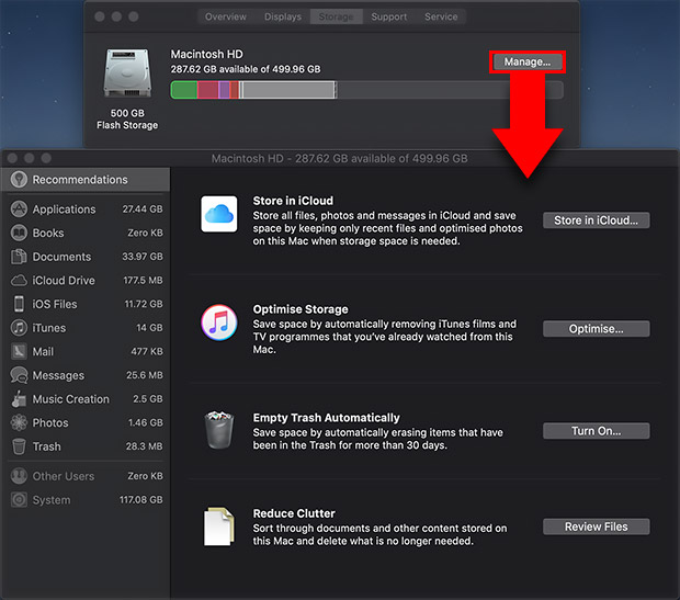 mac system storage is huge mac system storage is huge