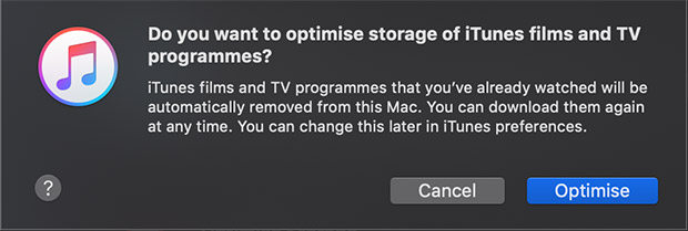 Optimize Storage Mac