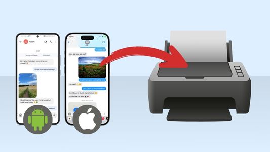 How to Print out Text Messages on iPhone and Android