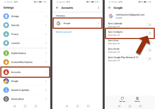 4 Easy ways to Sync Outlook contacts to Android