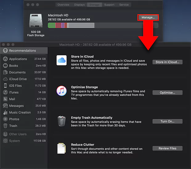 How to Free Up Disk Space Macbook