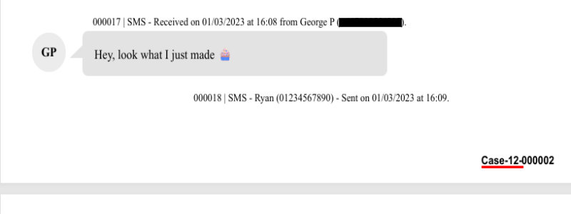 Screenshot of Bates numbering prefix example