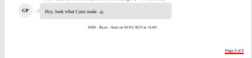 Example of PDF page numbering