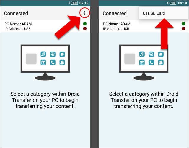 Use Android SD Card