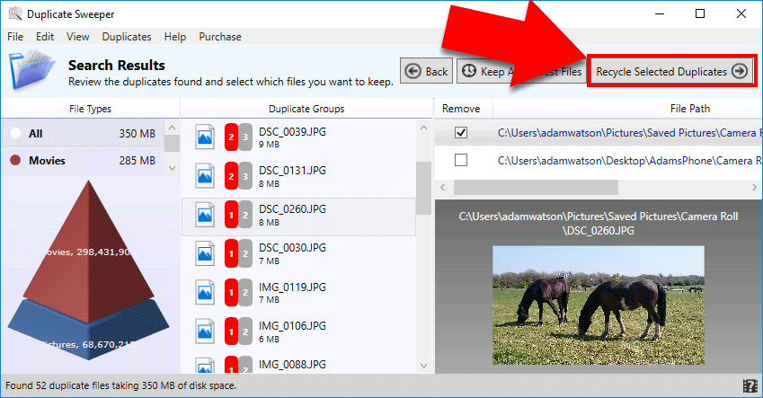 Remove duplicate photos from your computer