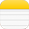 Apple notes icon