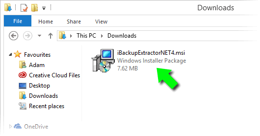 iBackup Extractor installer download to your PC