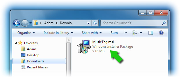 Music Tag installer download to your PC