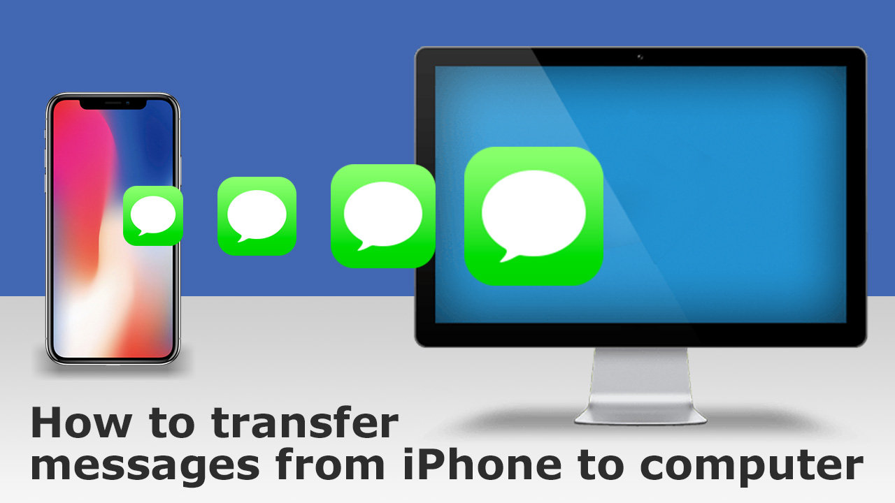 how to download texts from iphone to pc