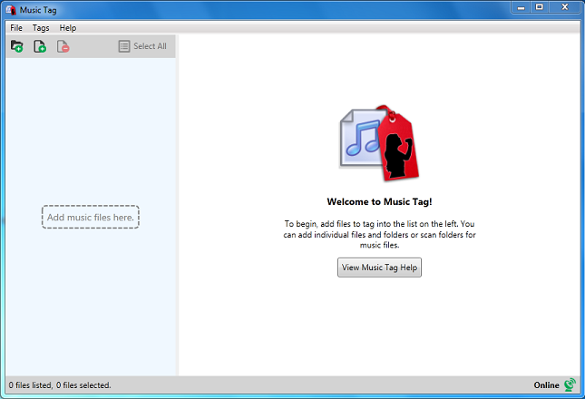 Add files to Music Tag