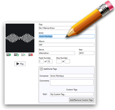 Music tag editor