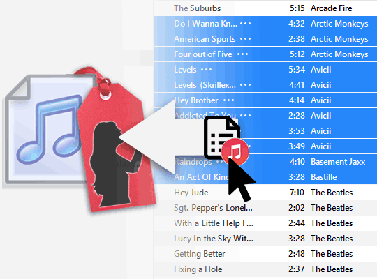 Music tag editor