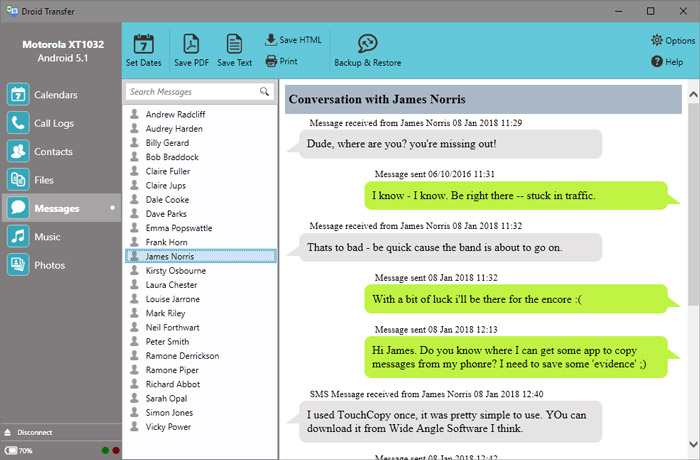 How to Backup or Transfer Text Messages from Android to Computer android download text messages to computer