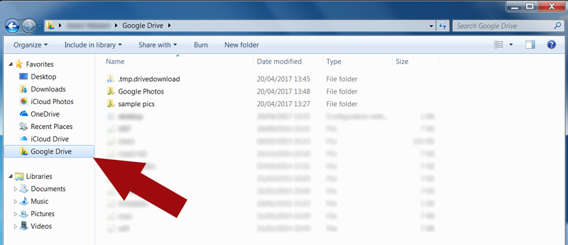 Access Google Drive on PC