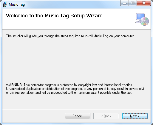 Music Tag installer