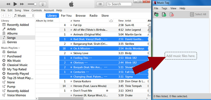 Download missing track information for iTunes tracks