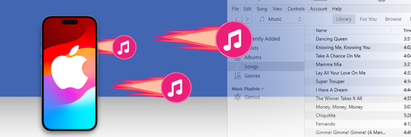 Transfer iPhone music to iTunes