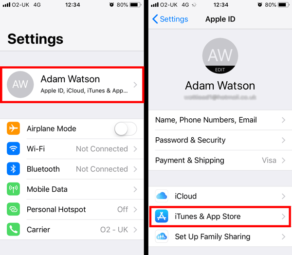 How to cancel Apple Music Subscription - Step 1