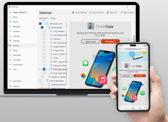 Exporting internet from iPhone to computer with TouchCopy