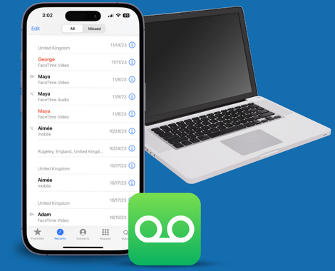 Save iPhone voicemails to your computer