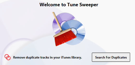 Tune Sweeper 4 search for duplicate tracks in iTunes
